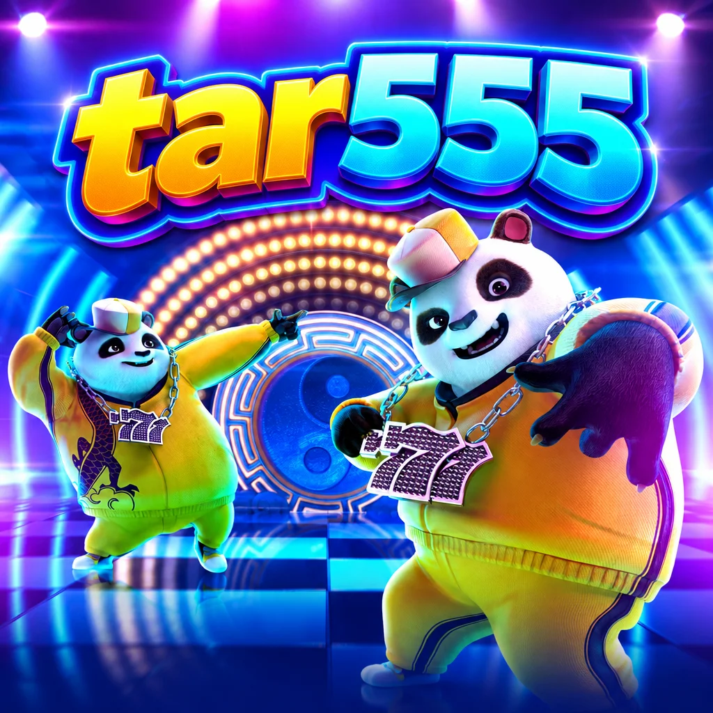 tar555 Hip Hop Panda menampilkan karakter panda menari di atas panggung musik